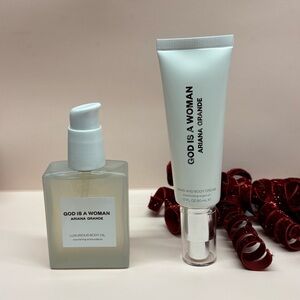 Ariana Grande God Is A Woman Body Oil and Cream Duo